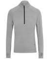 JC030 Flex Half Zip Top Silver Grey colour image